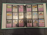 Pokémon collectie met o.a. rares, vintage kaarten, veel glimmende kaarten, mappen en volle opbergdoos - afbeelding 16 van  44