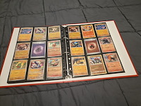 Pokémon collectie met o.a. rares, vintage kaarten, veel glimmende kaarten, mappen en volle opbergdoos - afbeelding 38 van  44