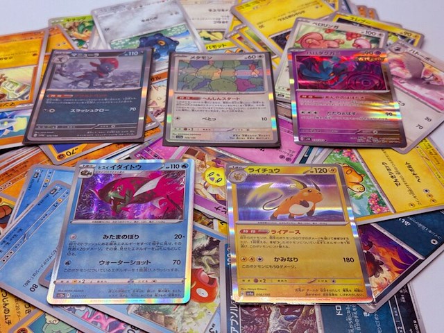 Pokemon japan - shiny holo en normale kaarten - 100 kaarten - afbeelding 4 van  4