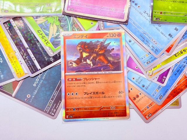 Pokemon japan - shiny holo en normale kaarten - 100 kaarten - afbeelding 5 van  5