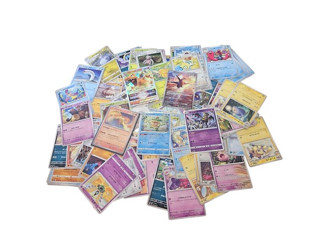 Pokemon japan - shiny holo en normale kaarten - 100 kaarten - afbeelding 1 van  4