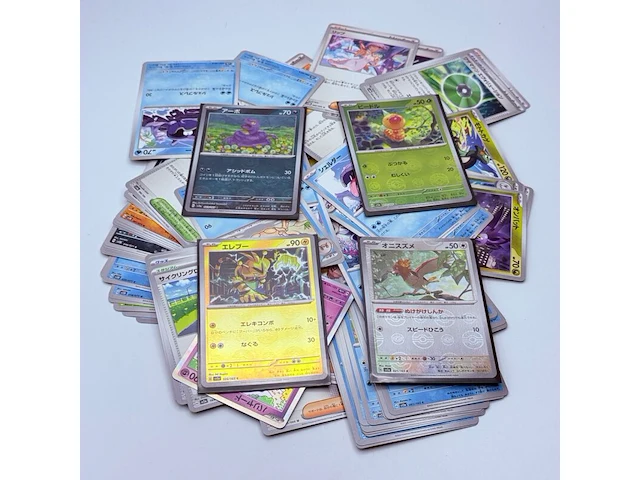 Pokemon japan - shiny holo en normale kaarten - 100 kaarten - afbeelding 1 van  6
