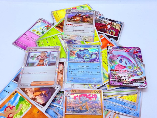 Pokemon japan - shiny holo en normale kaarten, ca. 100 kaarten - afbeelding 1 van  3