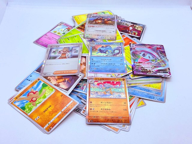 Pokemon japan - shiny holo en normale kaarten, ca. 100 kaarten - afbeelding 2 van  3