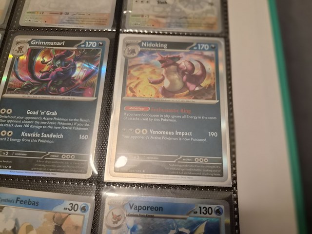 Pokémon kaarten met verzamelblik, rares, veel glimmende kaarten, gevulde mappen en accessoires - afbeelding 8 van  38