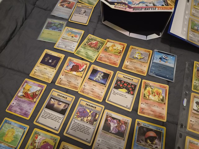 Pokémon kaarten, vele vintage kaarten en gevulde verzamelmap - afbeelding 3 van  27