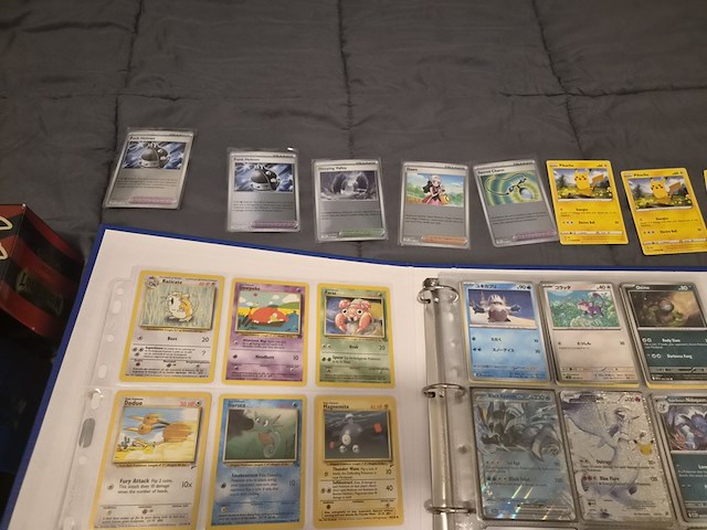 Pokémon kaarten, vele vintage kaarten en gevulde verzamelmap - afbeelding 5 van  27