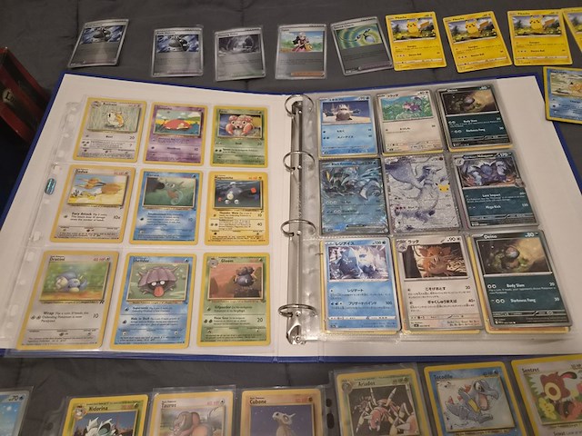 Pokémon kaarten, vele vintage kaarten en gevulde verzamelmap - afbeelding 6 van  27