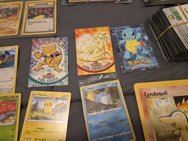 Pokémon kaarten, vele vintage kaarten en gevulde verzamelmap - afbeelding 22 van  27