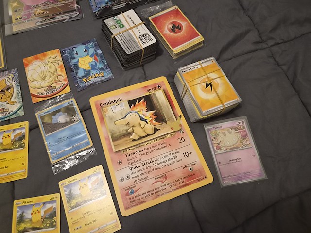 Pokémon kaarten, vele vintage kaarten en gevulde verzamelmap - afbeelding 23 van  27