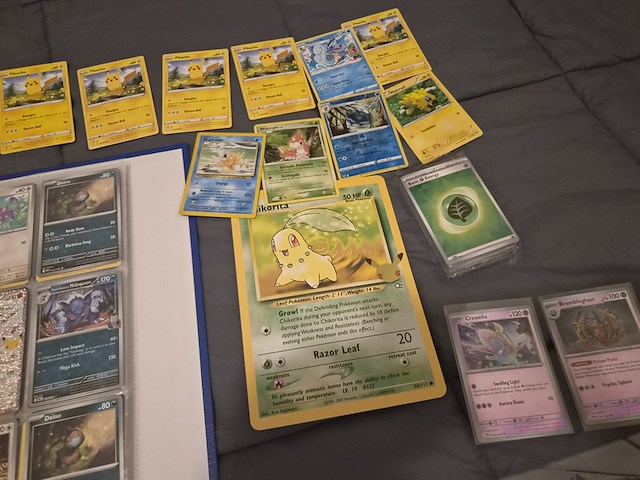 Pokémon kaarten, vele vintage kaarten en gevulde verzamelmap - afbeelding 25 van  27