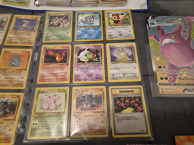 Pokémon kaarten, vele vintage kaarten en gevulde verzamelmap - afbeelding 26 van  27