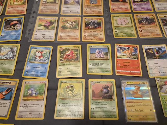 Pokémon kaarten, vele vintage kaarten en gevulde verzamelmap - afbeelding 27 van  27