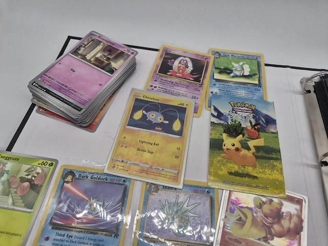 Pokémon kaartencollectie met twee verzamelmappen, vintage, holo en deckboxen - afbeelding 12 van  26