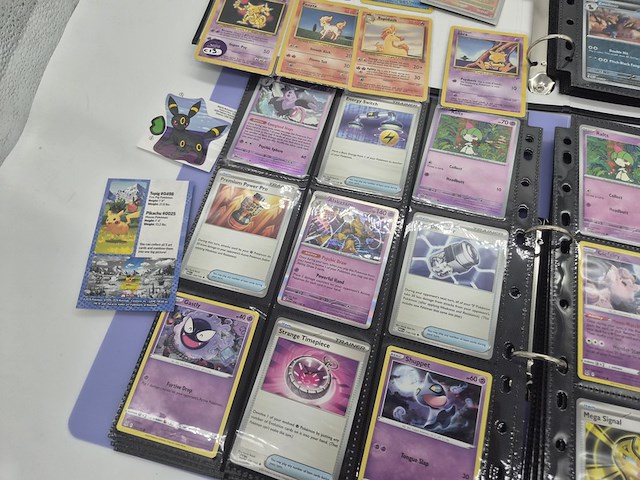 Pokémon kaartencollectie met twee verzamelmappen, vintage, holo en deckboxen - afbeelding 22 van  26