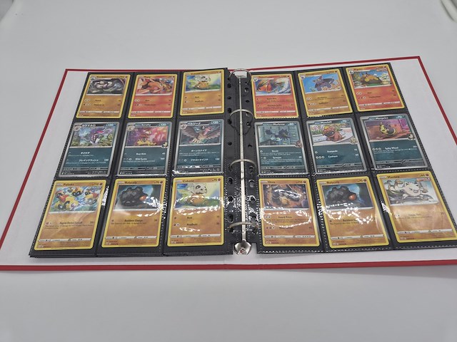 Pokémon kaartenverzameling met map, zeldzame kaarten, losse kaarten, vintage en poké ball-opbergdoos - afbeelding 8 van  18