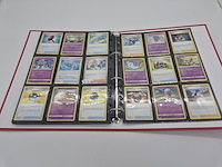 Pokémon kaartenverzameling met map, zeldzame kaarten, losse kaarten, vintage en poké ball-opbergdoos - afbeelding 9 van  18