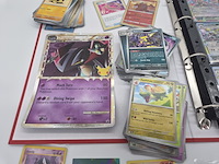 Pokémon kaartenverzameling met map, zeldzame kaarten, losse kaarten, vintage en poké ball-opbergdoos - afbeelding 13 van  18