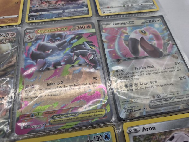 Pokémon kaartenverzameling met mega charizard ex, (vintage) kaarten, zeldzame en holo’s - afbeelding 8 van  26