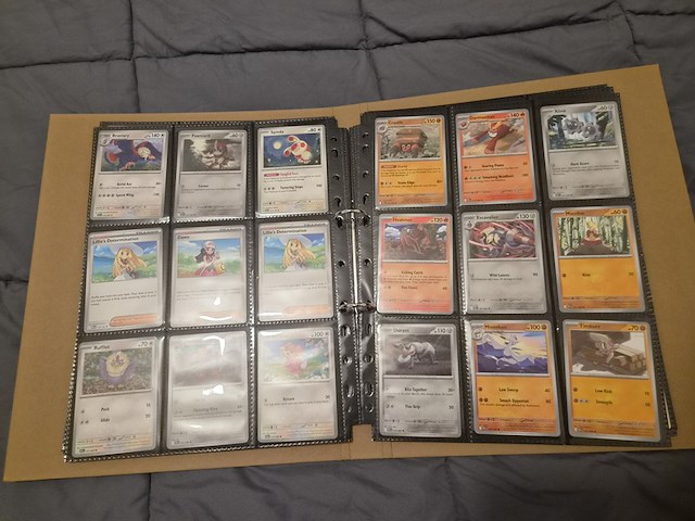 Pokémon verzameling met holo charizard, (vintage) kaarten, 2 insteekmappen, poké ball en accessoires - afbeelding 32 van  43
