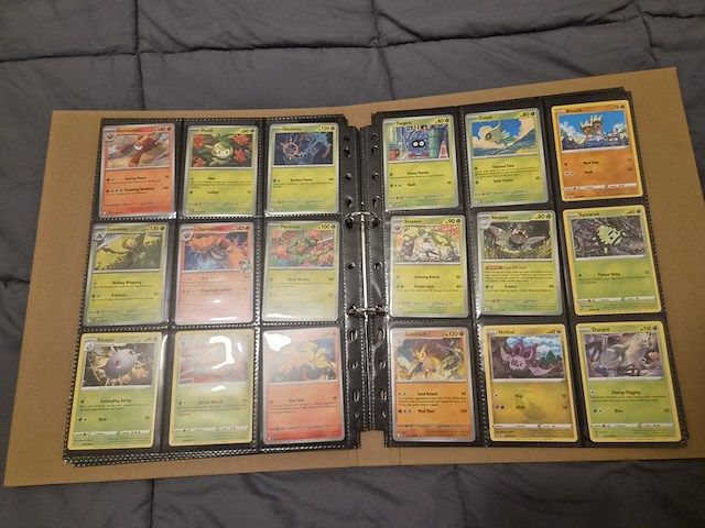 Pokémon verzameling met holo charizard, (vintage) kaarten, 2 insteekmappen, poké ball en accessoires - afbeelding 33 van  43