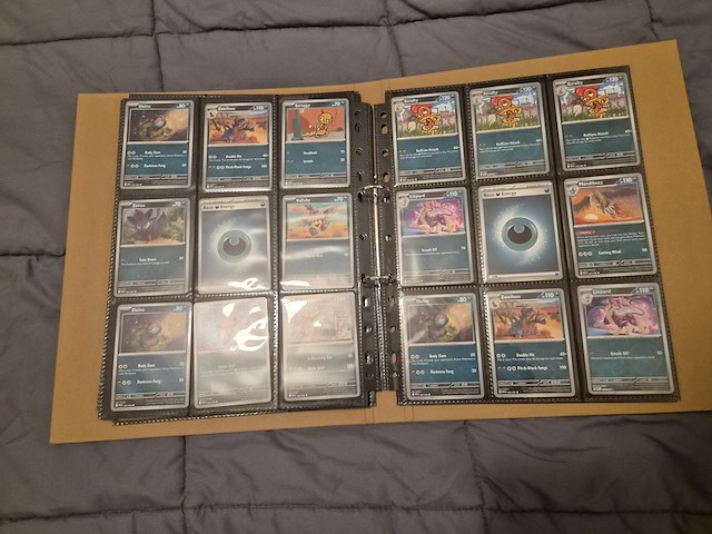 Pokémon verzameling met holo charizard, (vintage) kaarten, 2 insteekmappen, poké ball en accessoires - afbeelding 36 van  43