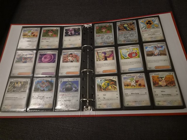 Pokémon verzameling met kaarten, insteekmap, oude kaarten, holo's, opbergdoos en accessoires - afbeelding 19 van  33