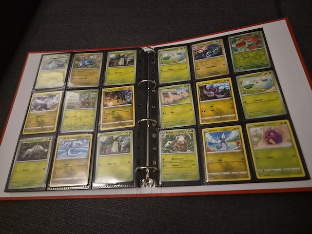 Pokémon verzameling met kaarten, insteekmap, oude kaarten, holo's, opbergdoos en accessoires - afbeelding 24 van  33