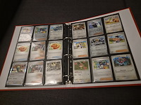 Pokémon verzameling met kaarten, insteekmap, oude kaarten, holo's, opbergdoos en accessoires - afbeelding 25 van  33