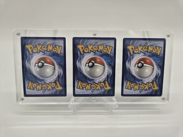 Pokémonkaarten – magikarp, palafin ex & poliwhirl – inclusief magnetische display en standaard - afbeelding 11 van  12