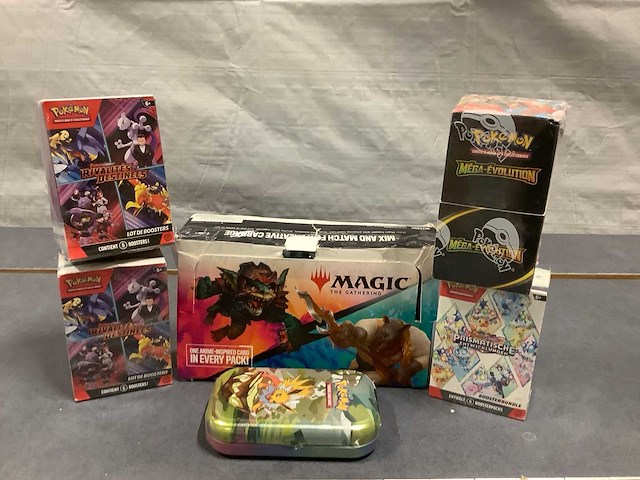 Pokemon/magic verzamel kaarten (6x) - afbeelding 1 van  6