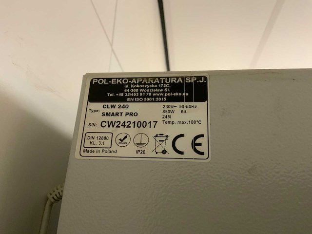 Pol eko clw 240 smart pro incubator - afbeelding 7 van  7