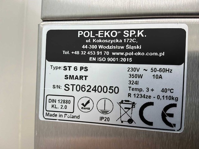 Pol-eko st 6 ps smart cooled laboratory incubator 2024 - afbeelding 5 van  5