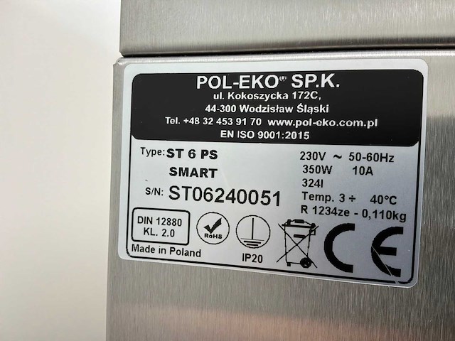 Pol-eko st 6 ps smart cooled laboratory incubator 2024 - afbeelding 5 van  5