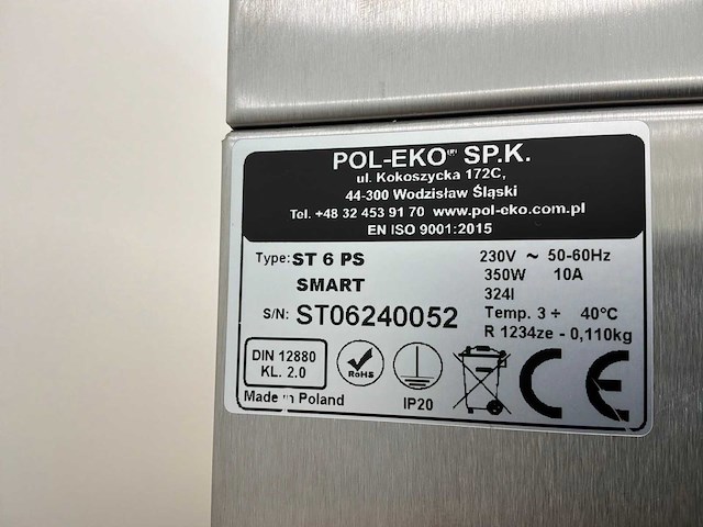 Pol-eko st 6 ps smart cooled laboratory incubator 2024 - afbeelding 5 van  5