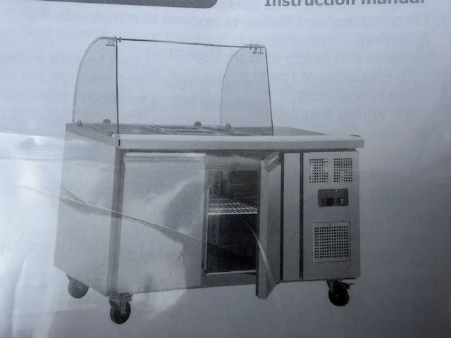 Polar - 2 deurs ongebruikt - koelwerkbank - afbeelding 1 van  4