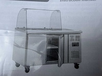 Polar - 2 deurs ongebruikt - koelwerkbank - afbeelding 1 van  4