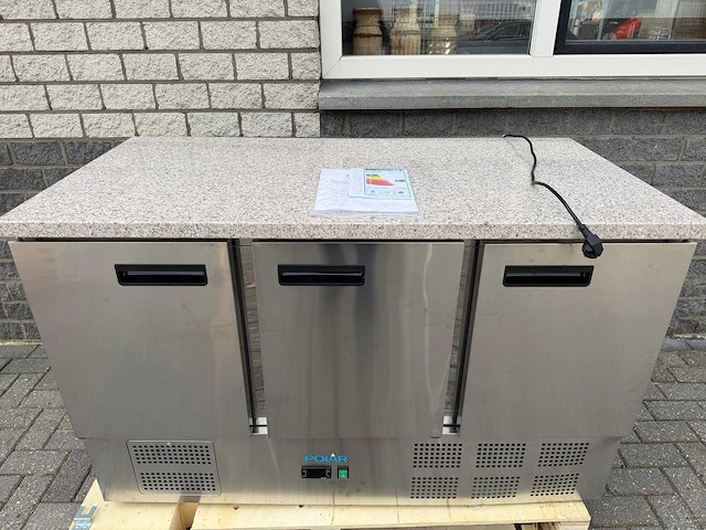 Polar - 3 deurs ongebruikt - koelwerkbank - afbeelding 1 van  4