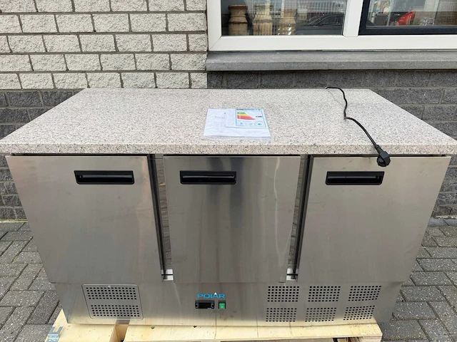 Polar - 3 deurs ongebruikt - koelwerkbank - afbeelding 1 van  4