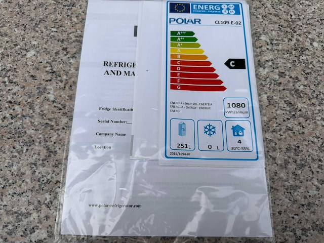 Polar - 3 deurs ongebruikt - koelwerkbank - afbeelding 2 van  2