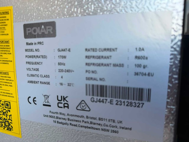 Polar - 85kg ongebruikt - ijsblokjesmachine - afbeelding 5 van  7