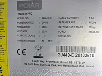 Polar - gj449-e - dubbeldeurs glasdeurkoeling - afbeelding 5 van  9