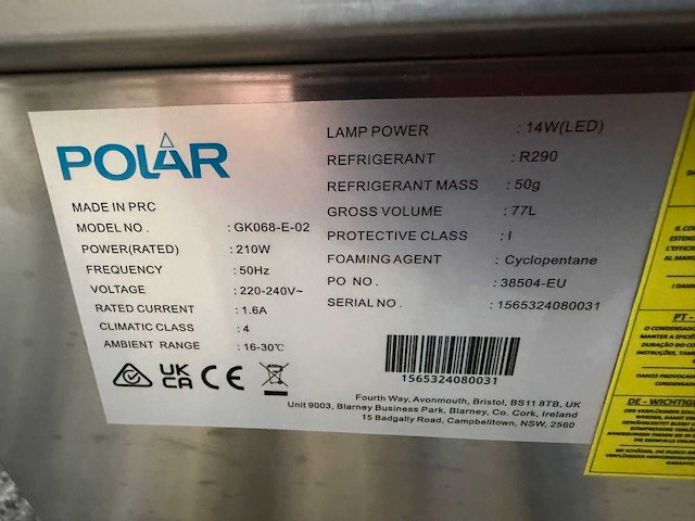 Polar - gk068-e-02 - ijsvitrine - afbeelding 3 van  5