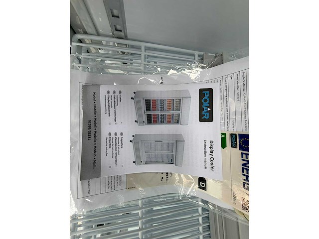 Polar - schuifdeur ongebruikt - koelkast - afbeelding 4 van  4