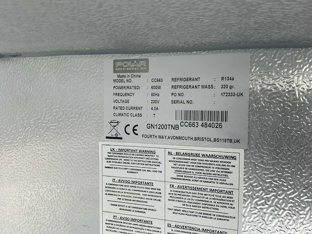 Polar cc663 koelkast - afbeelding 7 van  17