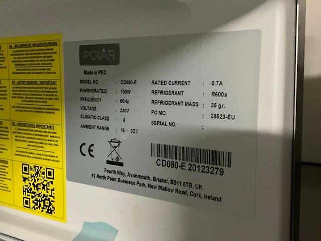 Polar cd80-e koelkast (2x) - afbeelding 5 van  7