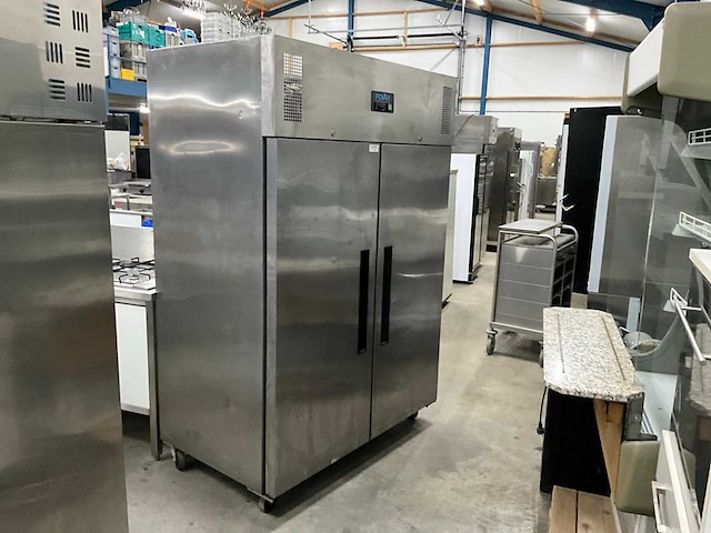 Polar g595-e-02 dubbeldeurs vrieskast - afbeelding 1 van  5