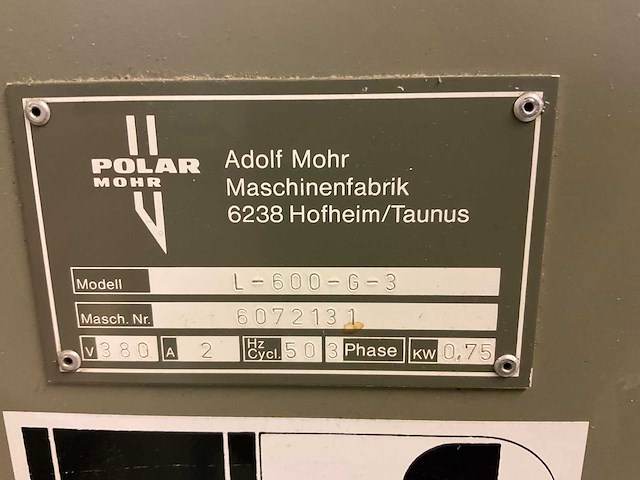 Polar mohr l-600-g-3 stapelheffer - afbeelding 6 van  6