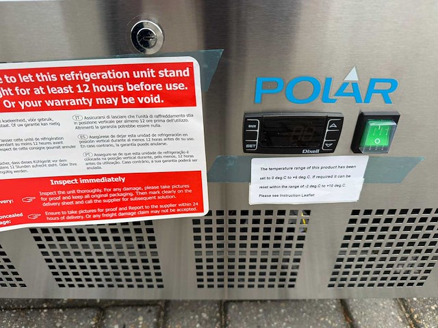 Polar ongebruikt - dubbeldeurs - koelkast - afbeelding 4 van  4