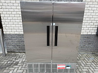 Polar ongebruikt - dubbeldeurs - koelkast - afbeelding 1 van  6